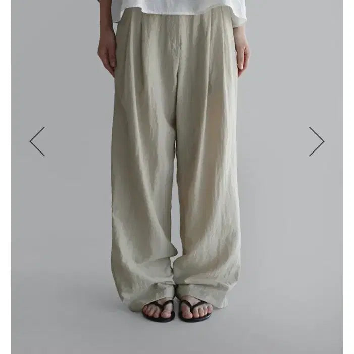 [BUNJANG] Laroom Cold Pants Beige Size 1 / Laroom 라룸 콜드팬츠 베이지