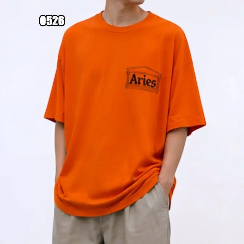 [BUNJANG] Aries Temple Logo Short Sleeve T-Shirt / 2XL 에리즈 Aries Temple 로고 반팔 티셔츠