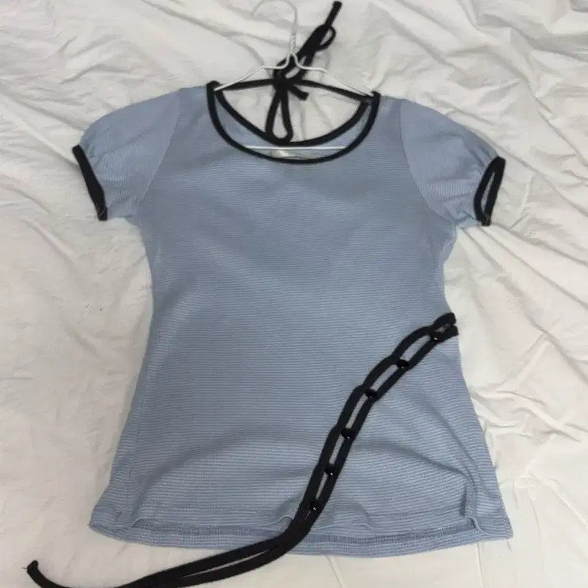 [BUNJANG] Type Service Strap T-Shirt / 타입서비스 스트랩 티셔츠