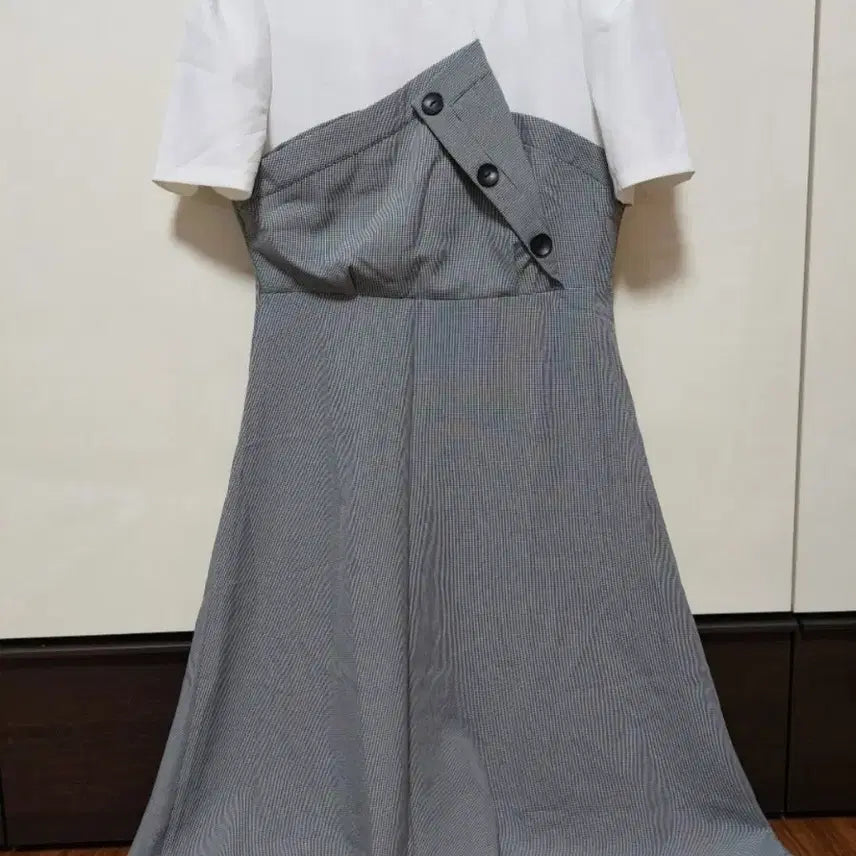 [BUNJANG] Xinyi Fushi Check Pattern Midi Dress / Xinyi Fushi 체크 원피스 66사이즈 정도