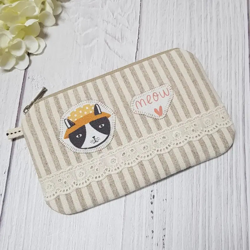 [BUNJANG] Handmade Cat Pouch / {핸드메이드} 고양이 파우치