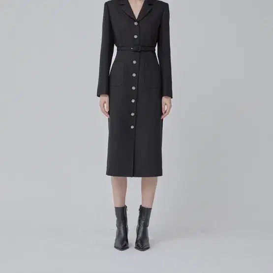 [BUNJANG] Julie & Carol 24FW Tweed Long Dress (M) / [하객룩] [새상품] 쥴리앤칼라 트위드 롱 원피스