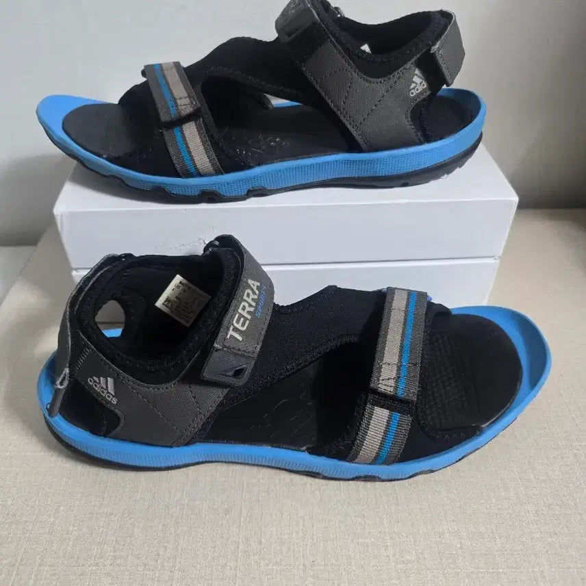 [BUNJANG] Adidas Terrex Sandals Black/Blue 275mm / 아디다스 테렉스 샌들 블랙 블루275mm