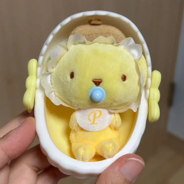 [BUNJANG] Sanrio Baby Pompompurin Cradle Mascot / 일본 정품)23 산리오 베이비 폼폼푸린 요람 마스코트 싸게 팔아요