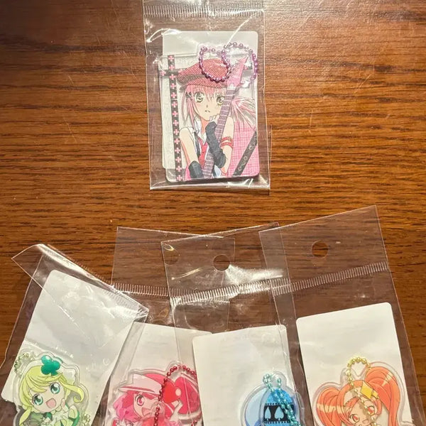 [BUNJANG] Shugo Chara! Acrylic Keychain Set - Rima, Utau, Ran, Dia, Amu / 캐캐체 아크릴 키링 미키 스우 란 다이아 아무