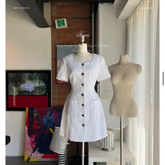 [BUNJANG] Labovintage Azor Botton Dress / [새상품] 라보빈티지 Azor 아조르 Botton 드레스