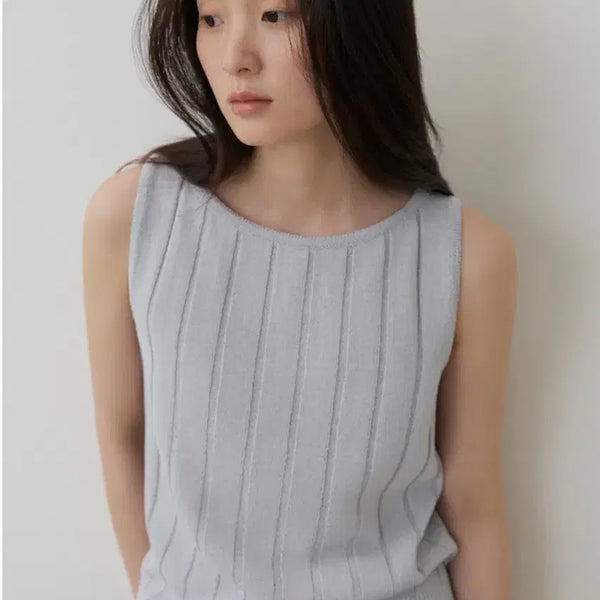 [BUNJANG] Towab 26SS Knit Sleeveless Top / 토와브 26ss신상 니트 슬리브리스 여성민소매 여성여름니트 원피스