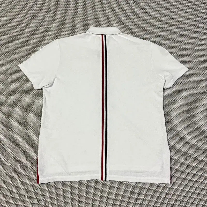 [BUNJANG] Thom Browne White Three-Bar Collar T-Shirt / [정품/2size]톰브라움 백삼선 카라티