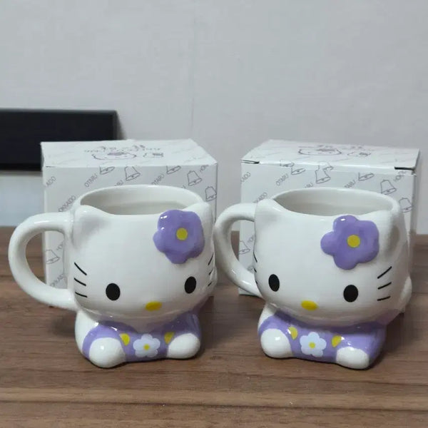 [BUNJANG] Sanrio Classic Kitty Otaru Limited Lavender Mug Cup (2006) / 06년 산리오 고전키티 오타루 한정 라벤더 머그컵