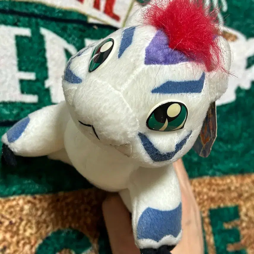 [BUNJANG] Bandai Digimon Shiramon Plush Doll / 고전문구 디지몬 쉬라몬 파워디지몬 인형