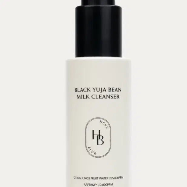 [BUNJANG] HEVEBLUE Black Yujabin Milk Cleanser / <새상품> 헤브블루 블랙 유자빈 밀크 클렌저