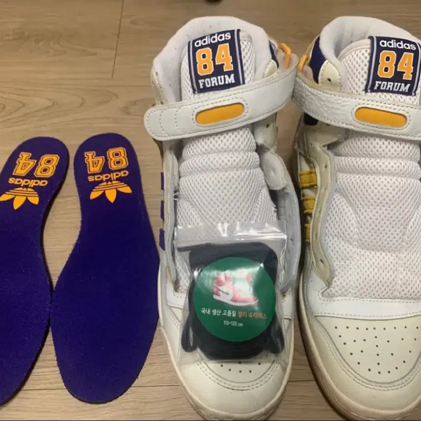 [BUNJANG] Adidas Forum 84 High Lakers Edition Size 275 / 아디다스 하이84 레이커스 판매 합니다