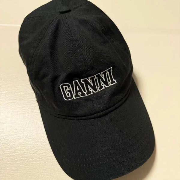 [BUNJANG] GANNI Embroidered Logo Baseball Cap / 가니 자수 로고 볼캡 모자