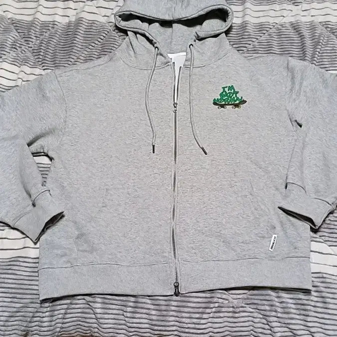 [BUNJANG] Double JD Oversized Hoodie Zip-up / 더블제이디 오버핏 후드집업 100 가슴63 기장68