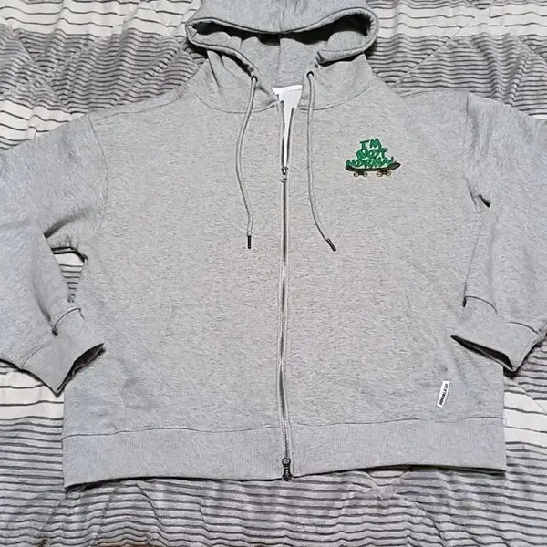 [BUNJANG] Double JD Oversized Hoodie Zip-up / 더블제이디 오버핏 후드집업 100 가슴63 기장68