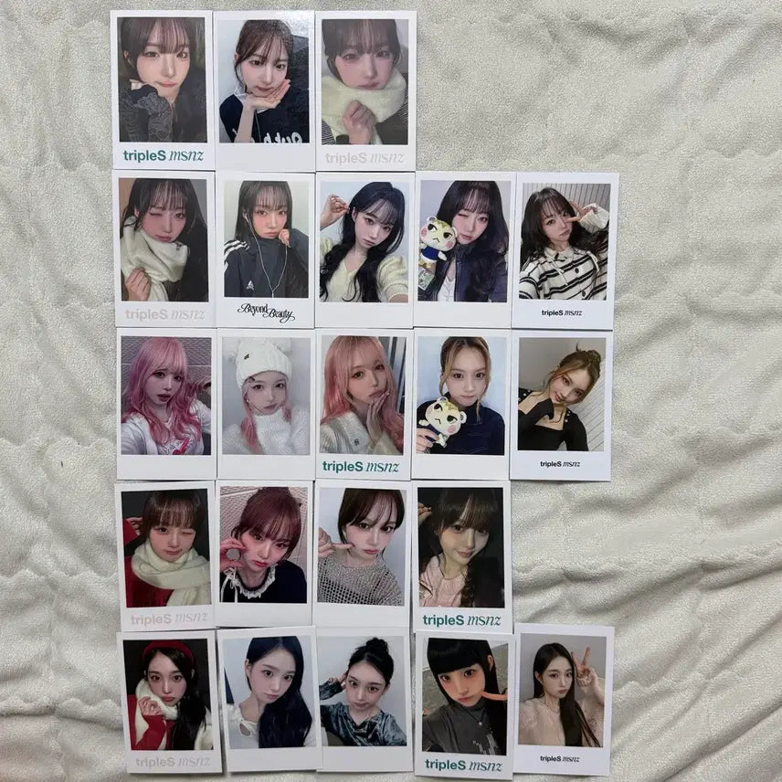 [BUNJANG] tripleS Yeon, Shion, Chaewon, Seolin, Seoah, Jiyeon 'Pretty Girls' Fansign POB Polaroids / 트리플에스 하연 시온 채원 설린 서아 지연 미소녀즈 팬싸 특전 폴라