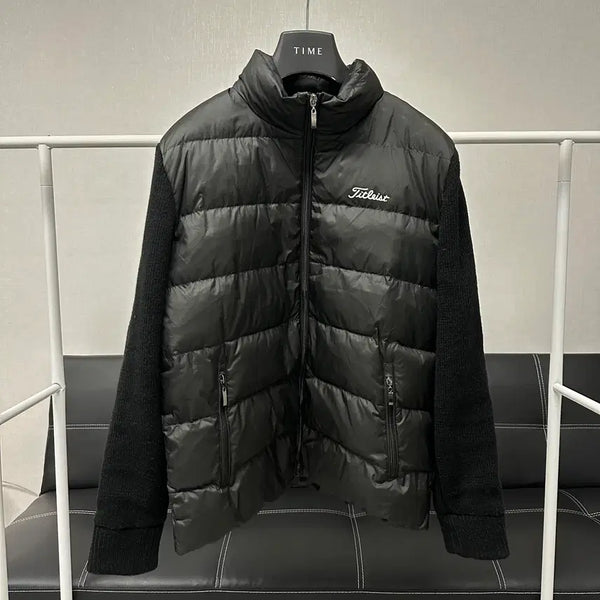 [BUNJANG] Titleist Golf Padded Knit Zip-Up Jacket Size 95 / 사이즈 95) 타이틀리스트 골프 패딩 니트 집업 자켓