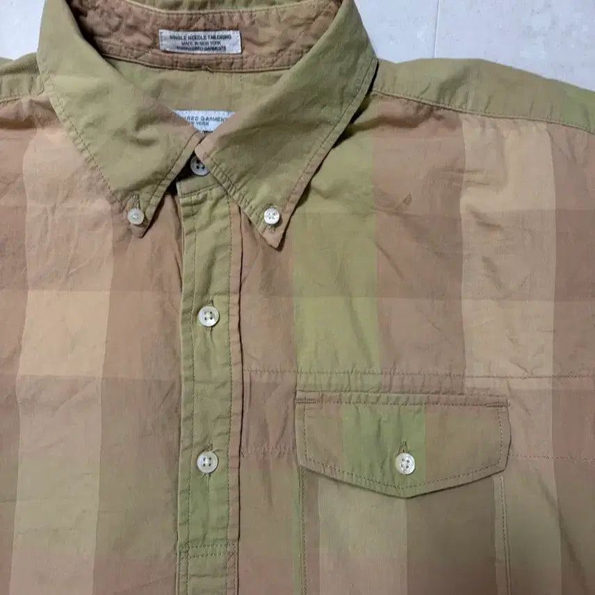 [BUNJANG] Engineered Garments Plaid Shirt / 엔지니어드 가먼츠 플레이드 셔츠 L