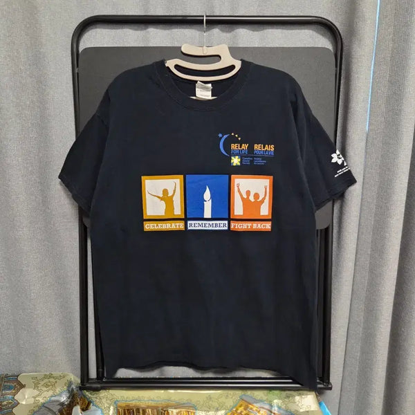 [BUNJANG] Gildan Vintage T-Shirt Black L / Gildan 빈티지 반팔 티셔츠 L(100)