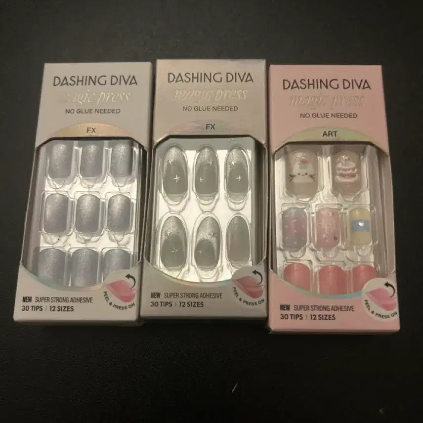 [BUNJANG] Dashing Diva Magic Press Set (3 types) / 데싱디바 매직프레스 미개봉 3종