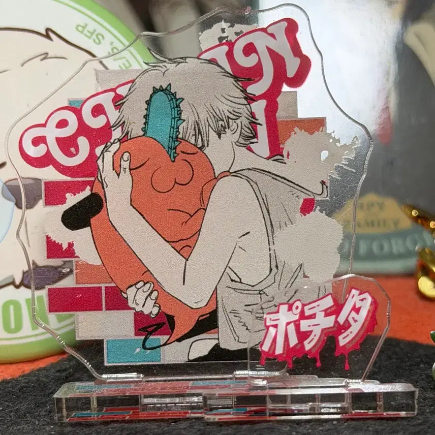 [BUNJANG] Chainsaw Man Denji Pochita Acrylic Stand / 체인소맨 덴지 포치타 피겨 아크릴 스탠드