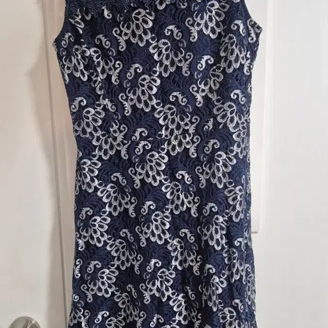 [BUNJANG] Ab.plus Navy Lace Dress / ab.plus 네이비 레이스 원피스