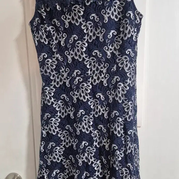 [BUNJANG] Ab.plus Navy Lace Dress / ab.plus 네이비 레이스 원피스