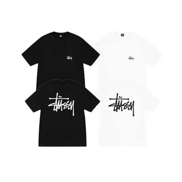 [BUNJANG] Stussy Basic Short Sleeve T-Shirt Unisex / 스투시 기본 반팔 티셔츠 남녀공용