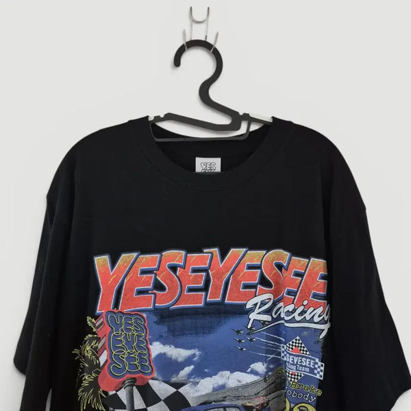 [BUNJANG] YESICY Racing Car Short Sleeve T-Shirt / [L]예스아이씨 레이싱카 반팔티 신품급