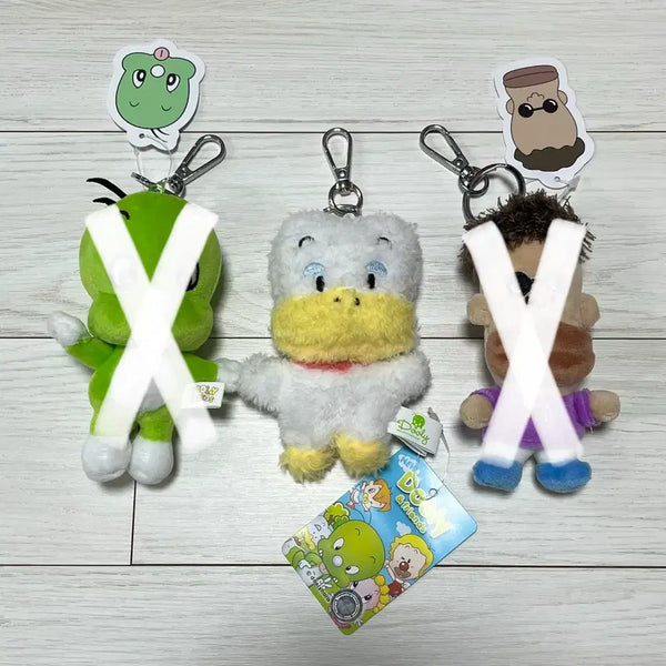 [BUNJANG] Dooly the Little Dinosaur Ddochi / Mikol Doll Keychain / 아기공룡둘리 또치 인형 키링 새상품 판매