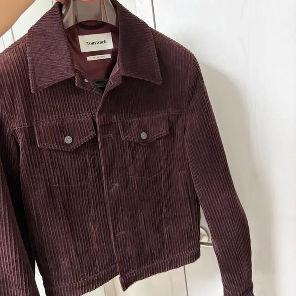 [BUNJANG] Tonywack Corduroy Burgundy Jacket L / 토니웩 코듀로이 버건디자켓 L