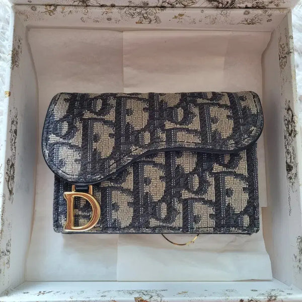 [BUNJANG] Dior Saddle Flap Card Holder / [S급/정품] 디올 새들 플랩 카드홀더 (단품선택시 25만원)