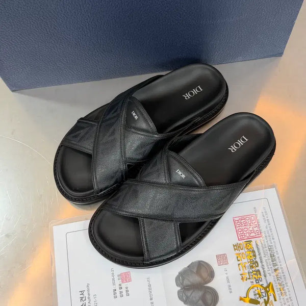 [BUNJANG] Dior CD Diamond Aqua Sandals Slides / 디올 CD 다이아몬드 아쿠아 샌들 슬리퍼