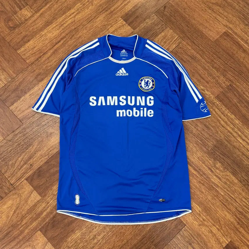 [BUNJANG] Adidas Chelsea FC 06-08 Home Jersey (Ballack) - International Version, Size M (100) / 해외판 M(100) 아디다스 첼시FC 06-08 홈 유니폼(발락)