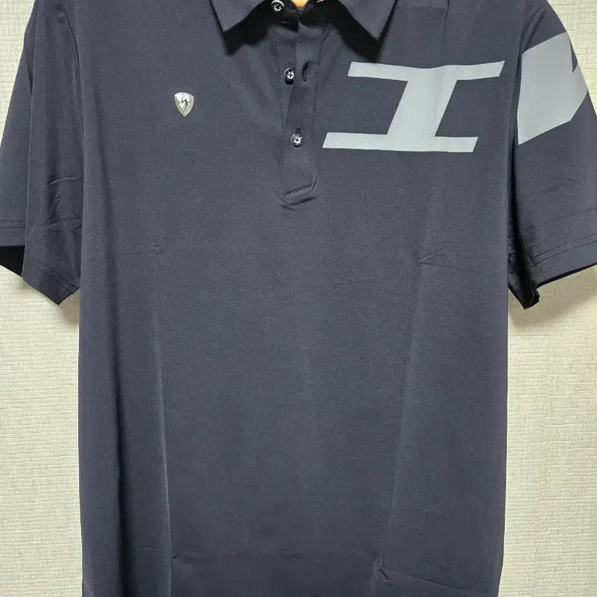 [BUNJANG] INOS Men's Functional Collar T-Shirt Navy XL / 이노스 골프웨어 남성 기능성카라티셔츠 네이비(105)