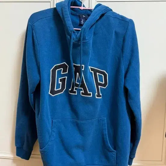 [BUNJANG] GAP Logo Hoodie Blue / 갭 후드티 블루