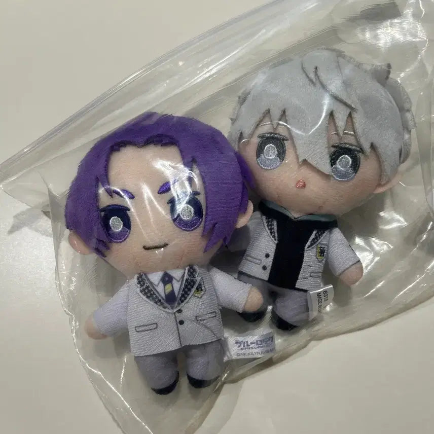 [BUNJANG] Official Bluelock Nagi Seishiro & Mikage Reo Tomonui (Hakuhu) Plush Set / [새상품 일괄] 공식 블루록 나기 레오 토모누이 하쿠호 누이 2종 양도