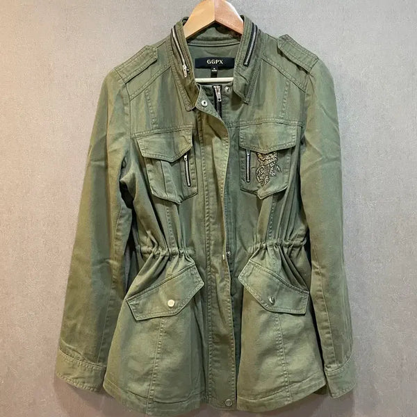 [BUNJANG] GGPX Khaki Cubic Field Jacket / GGPX 카키 큐빅 야상 자켓 M사이즈