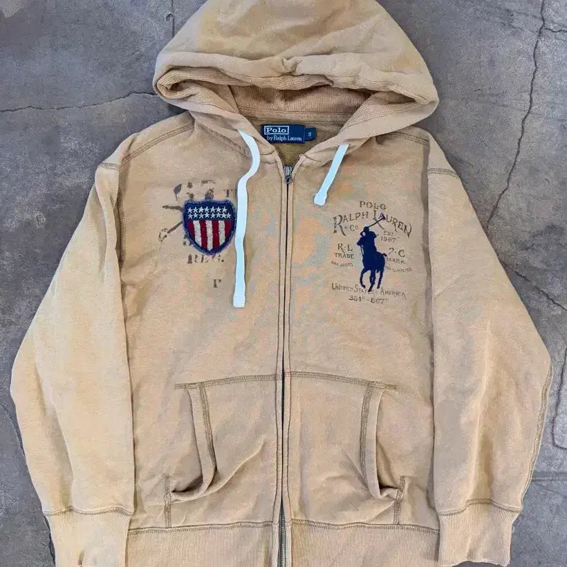 [BUNJANG] Polo Ralph Lauren Big Pony Zip-Up Hoodie / (정품) 폴로 빅포니 후드집업