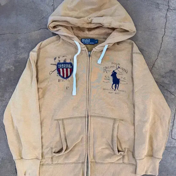 [BUNJANG] Polo Ralph Lauren Big Pony Zip-Up Hoodie / (정품) 폴로 빅포니 후드집업