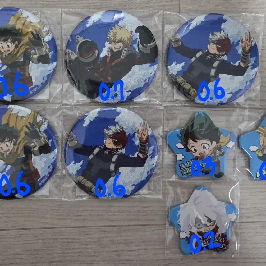 [BUNJANG] My Hero Academia 'The Shining' Limited Edition Can Badge Set - Deku, Bakugo, Todoroki / 처분)나의히어로아카데미아나히아히로아카스카이트리 캔뱃지미도리야바쿠고토도로키