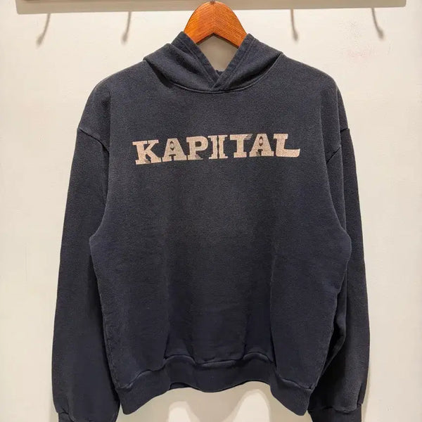 [BUNJANG] Capital Black Hoodie Size 4 / 캐피탈 후드티 블랙 4사이즈