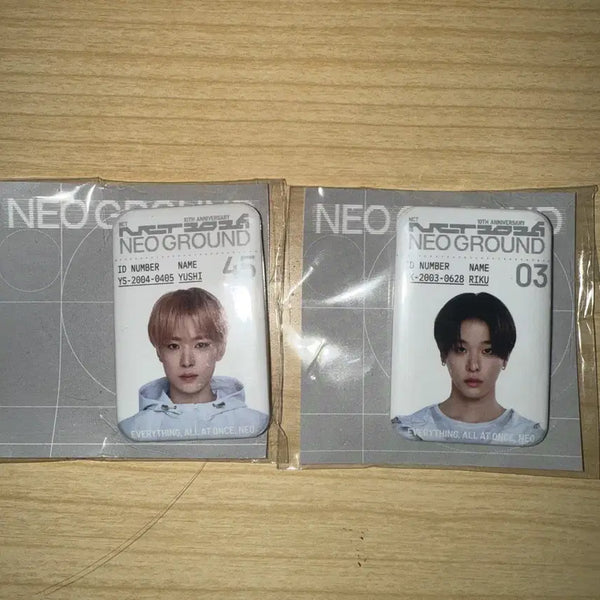 [BUNJANG] NCT 10th Anniversary Neo City Wish Riku Metal Badge / 엔시티 10주년 네오그라운드 위시 리쿠 메탈뱃지