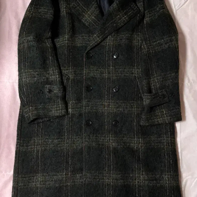 [BUNJANG] Stussy Mohair Check Coat / [L] 스투시 모헤어 체크 코트 새상품