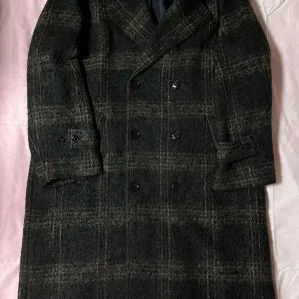 [BUNJANG] Stussy Mohair Check Coat / [L] 스투시 모헤어 체크 코트 새상품