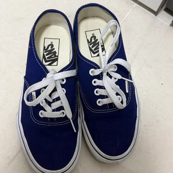 [BUNJANG] Vans Authentic Sneakers Navy US 4.5 / 반스 어센틱 스니커즈 네이비 230