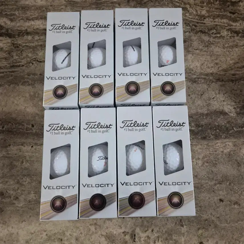 [BUNJANG] Titleist Velocity Golf Balls (3-Ball Sleeve, 8 Boxes, 24 Balls Total) / 타이틀리스트 벨로시티 골프공  3구 8박스 24개입