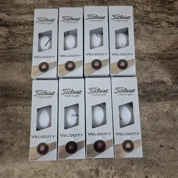 [BUNJANG] Titleist Velocity Golf Balls (3-Ball Sleeve, 8 Boxes, 24 Balls Total) / 타이틀리스트 벨로시티 골프공  3구 8박스 24개입