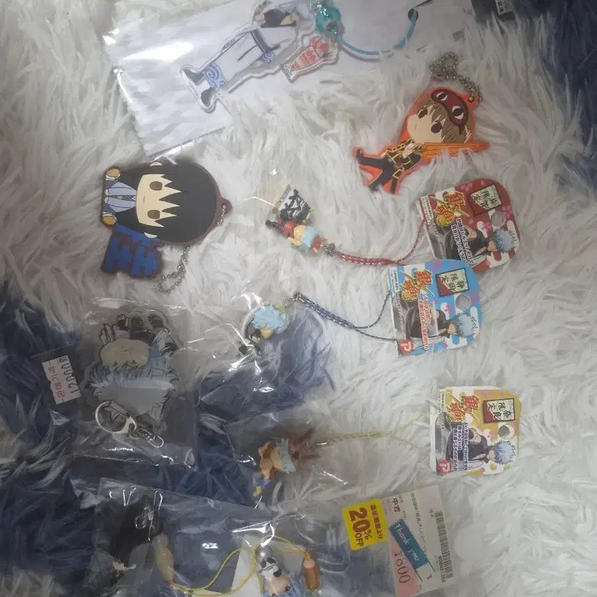 [BUNJANG] Gintama Gintoki Regional Keychains Bundle / 은혼 긴토키 지역키링 외 일괄 판매