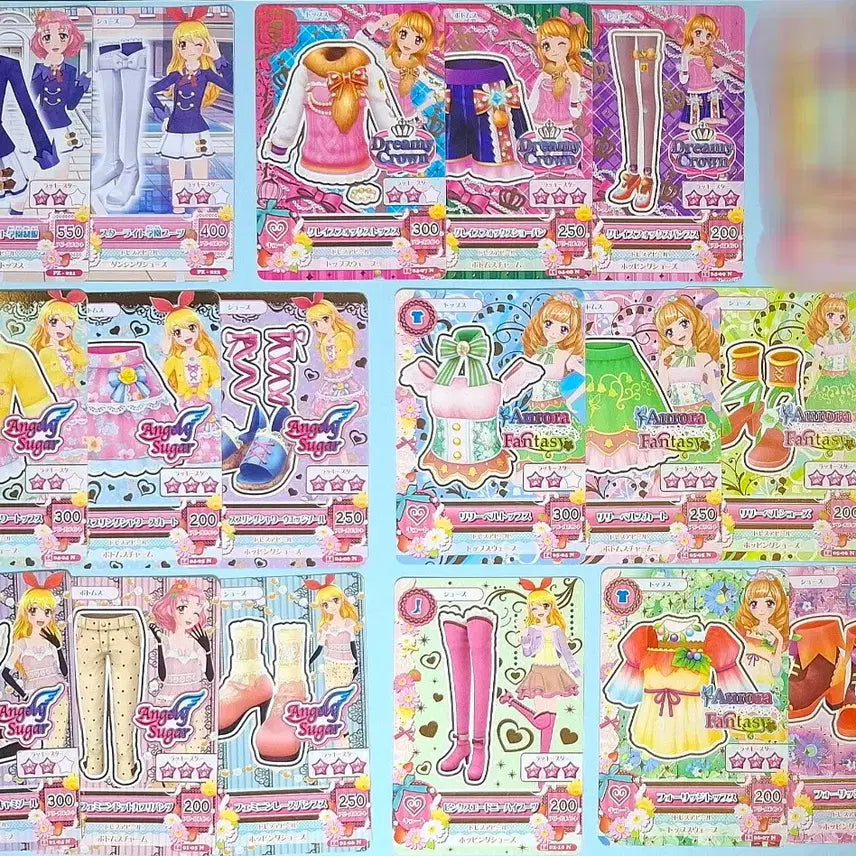 [BUNJANG] Aikatsu! Japanese Version Cards - Ringo, Ichigo, Akari (School Uniform) / 아이엠스타 아이카츠 일판 카드 판매 라임 이치고 하늘 아카리 교복